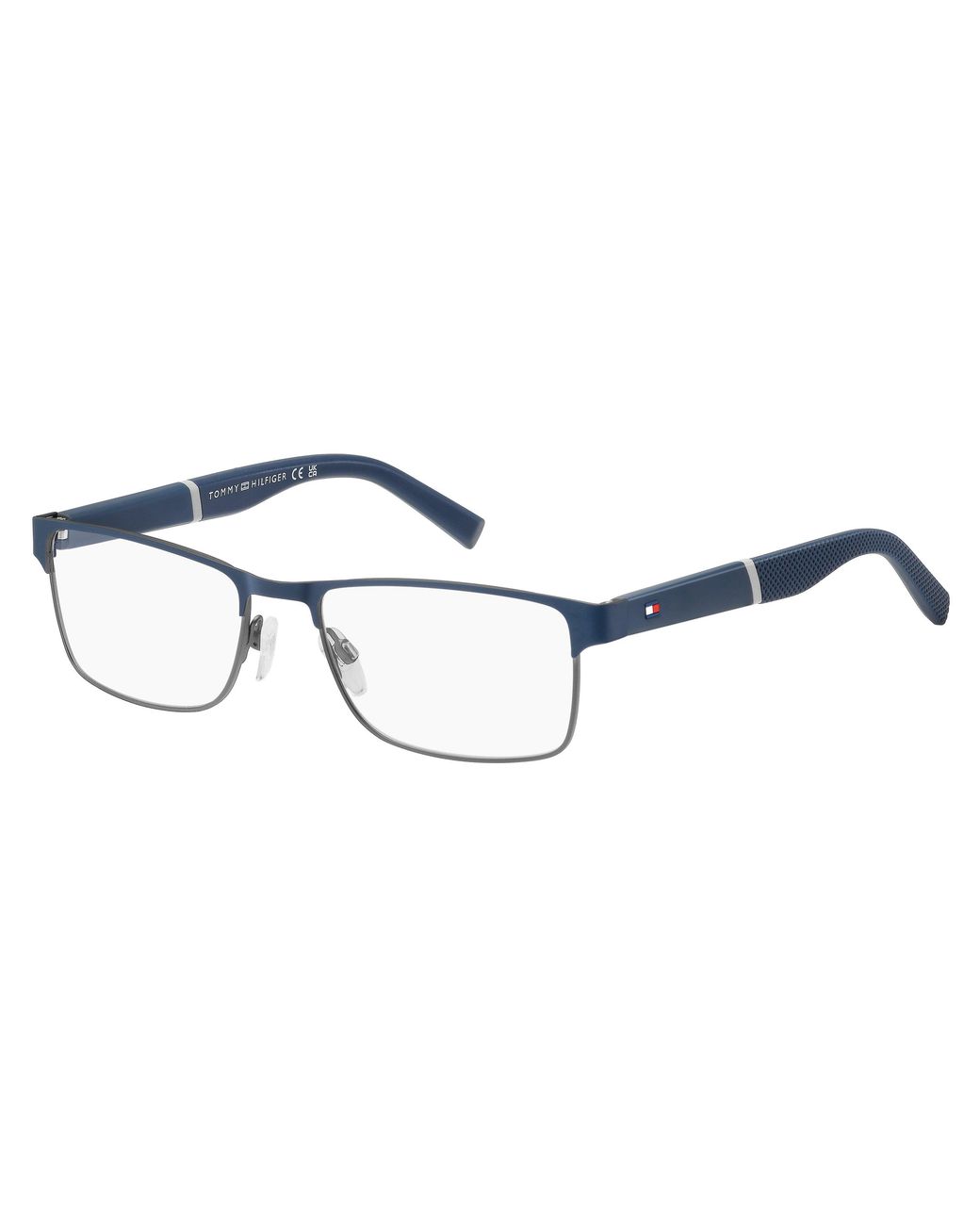 Tommy Hilfiger Black Th 2041 Ku0 Optical Frames Steel Squared for men