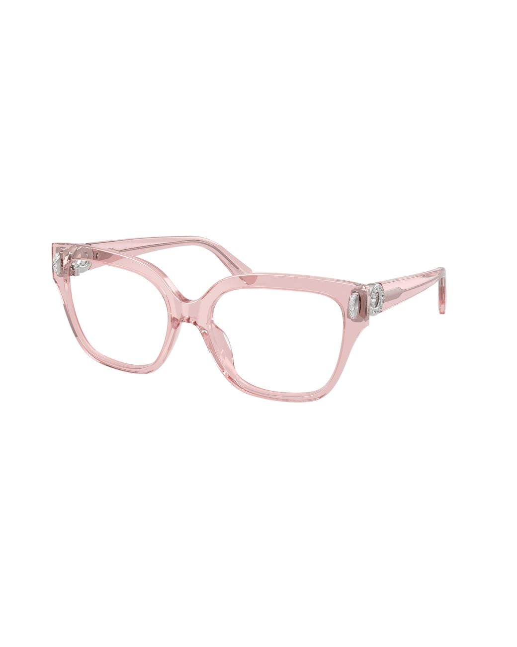 Swarovski Black Sk2076U 1105 Optical Frames Acetate Transparent Squared Normal