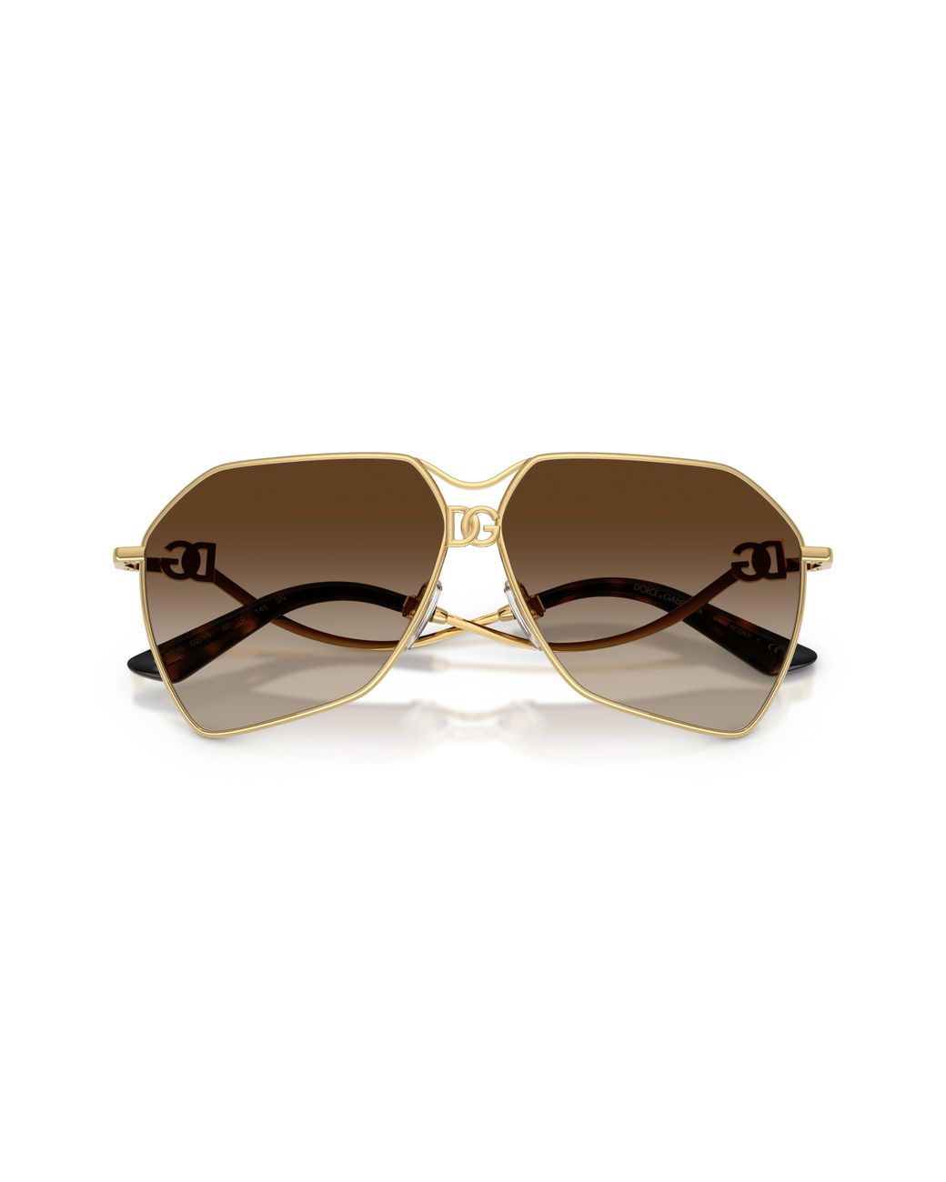 Dolce & Gabbana Black Dg2326 02/13 Sunglasses Metal Pilot Normal Shaded