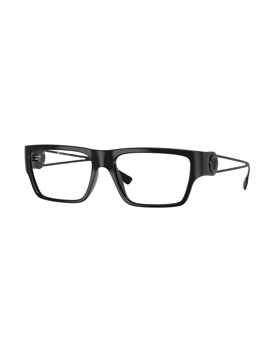 Versace Black Ve3359 5360 Optical Frames Injected Squared Normal for men