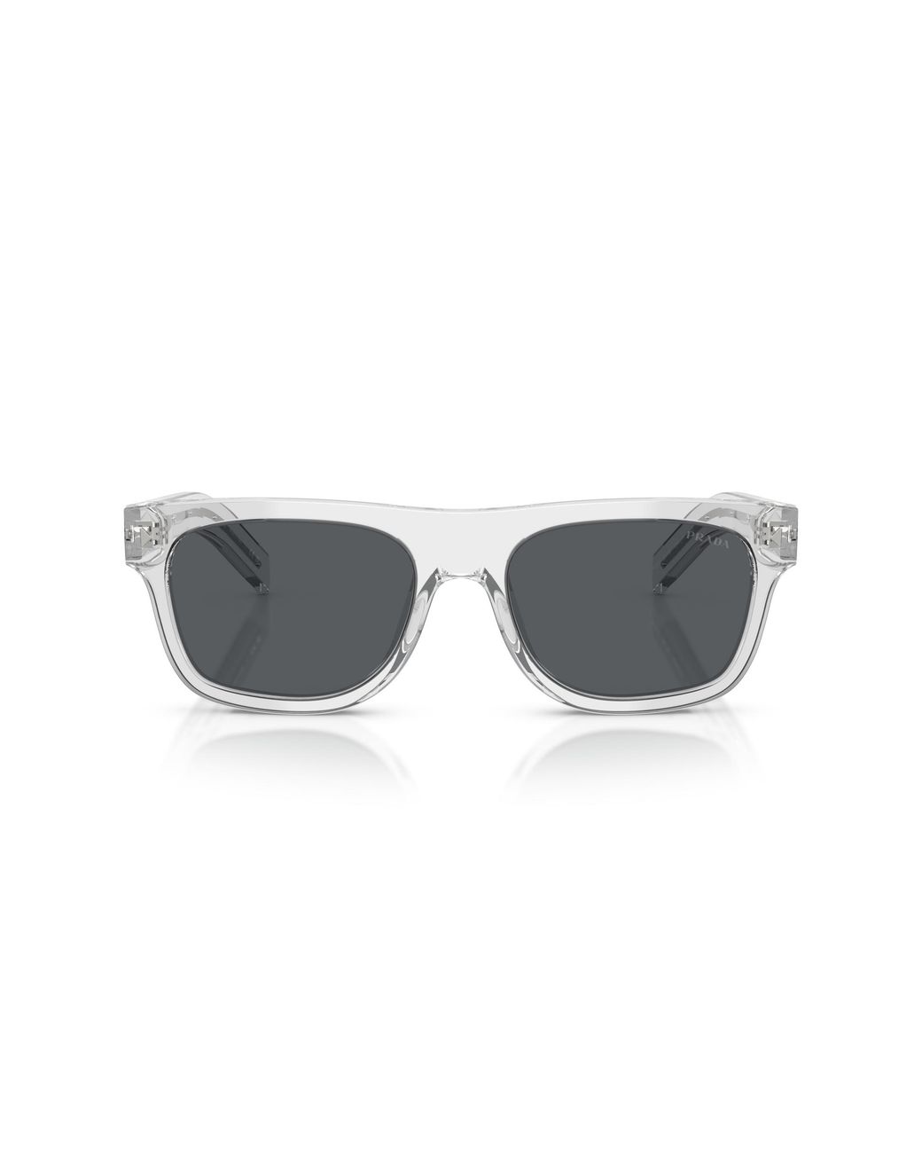 Prada Black Pr B12S 12R07T Sunglasses Acetate Pillow Normal for men
