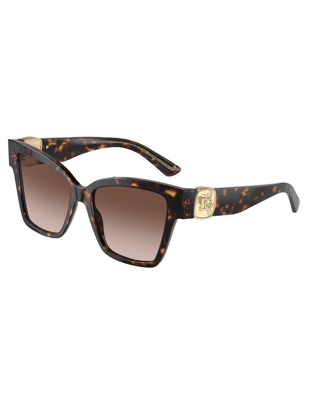 Dolce & Gabbana Black Dg4470 502/13 Sunglasses Acetate Squared Normal Shaded