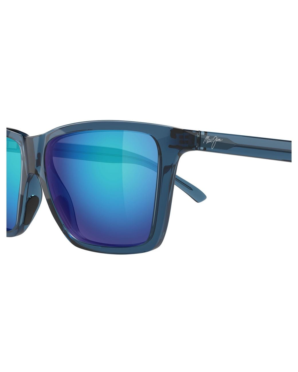 Maui Jim Black Mj0864S 004 Occhiali Da Sole Iniettato Squadrata
