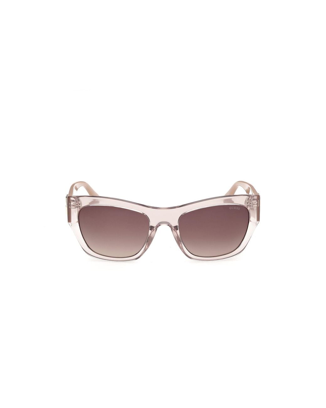 Guess Black Gu00363 57F Sunglasses Injected Squared Normal