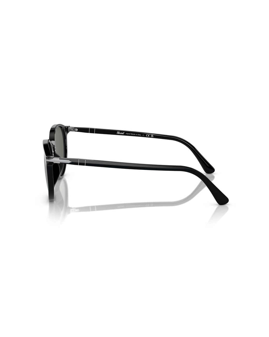 Persol Black Po3210S 95/31 Sunglasses Acetate Round Normal for men