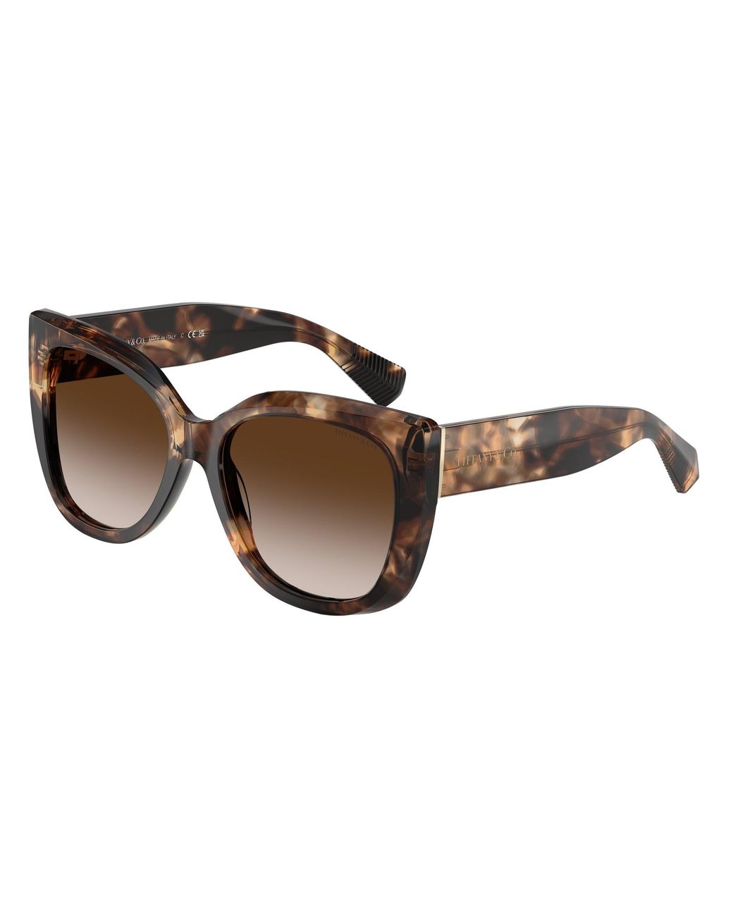 Tiffany & Co Black Tf4229 84213B Sunglasses Acetate Squared Normal Shaded