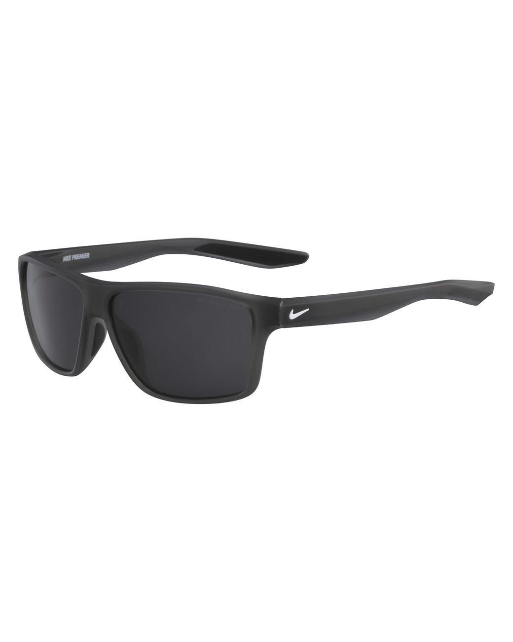 Nike Black 060 Sunglasses Injected Squared Normal Photochromatic