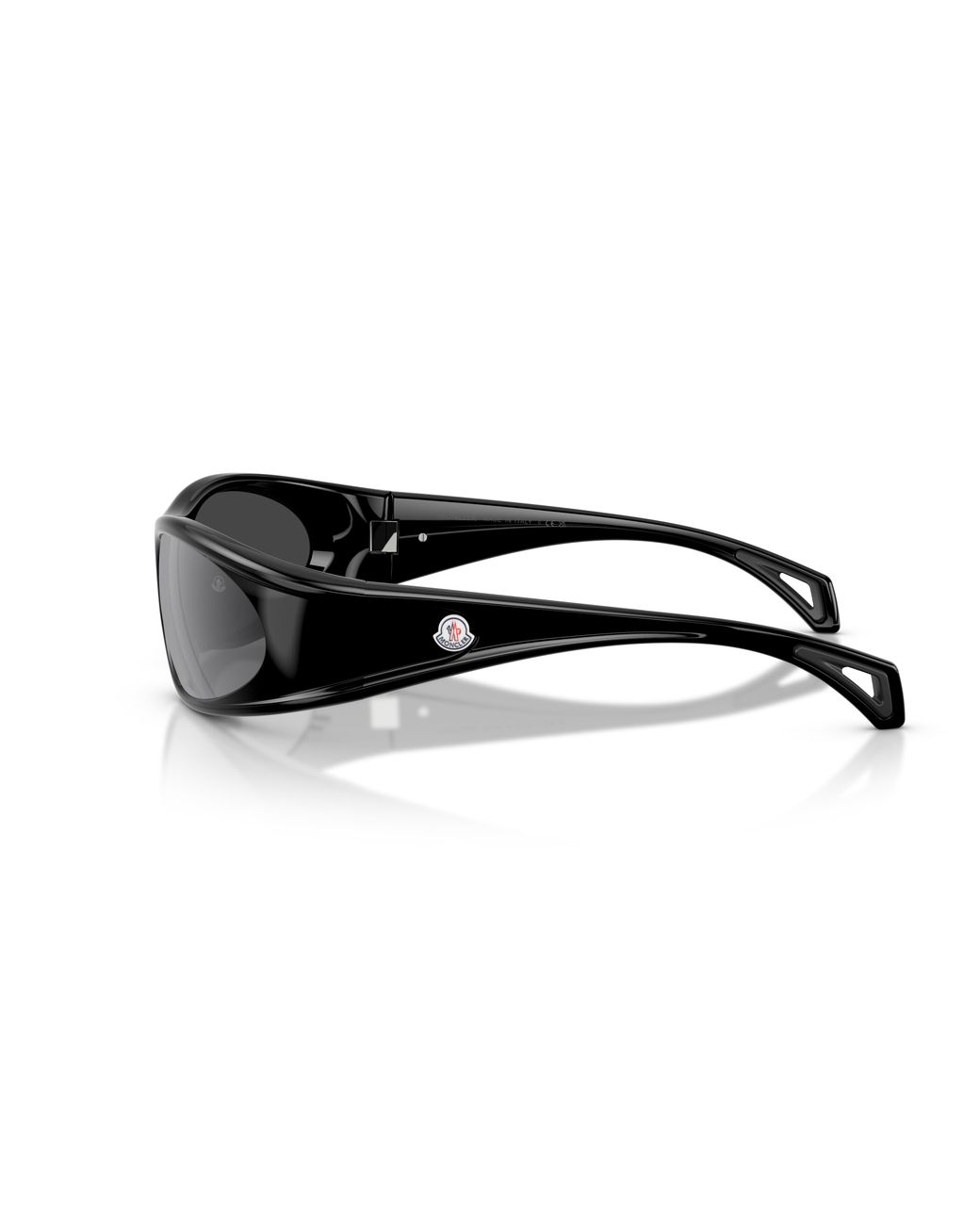 Moncler Black Me8021 50016G Sunglasses Injected Round Mirror