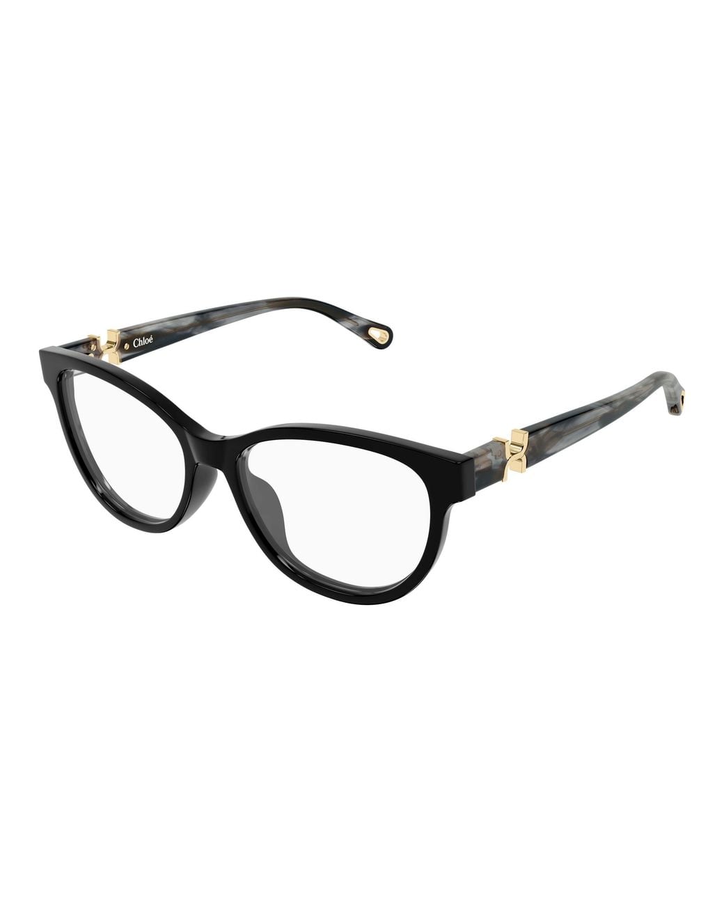 Chloé Black Ch0411Ol 006 Optical Frames Acetate Transparent Cat Eye
