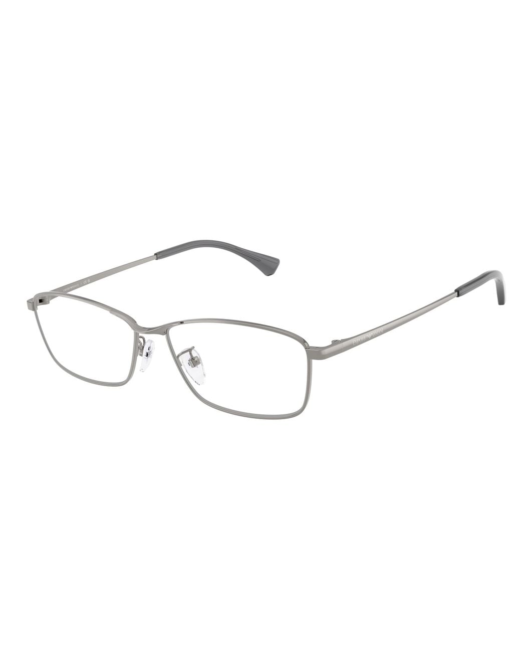 Emporio Armani Black Ea1196D 3010 Optical Frames Metal Transparent Geometric Normal for men