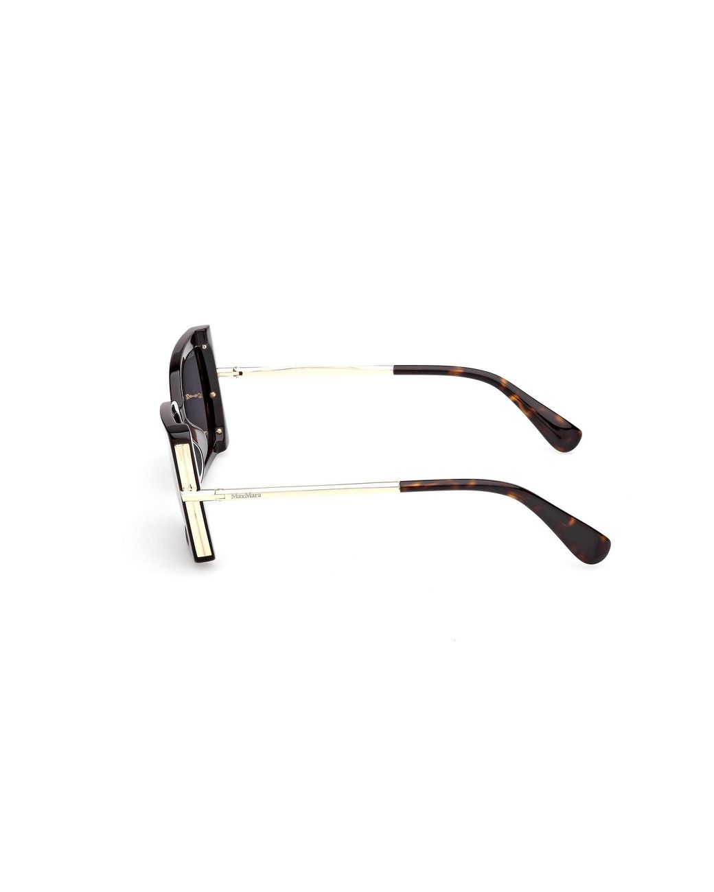 Max Mara Black Mm0166 Roquebrune 52A Sunglasses Acetate Smoke Butterfly Normal