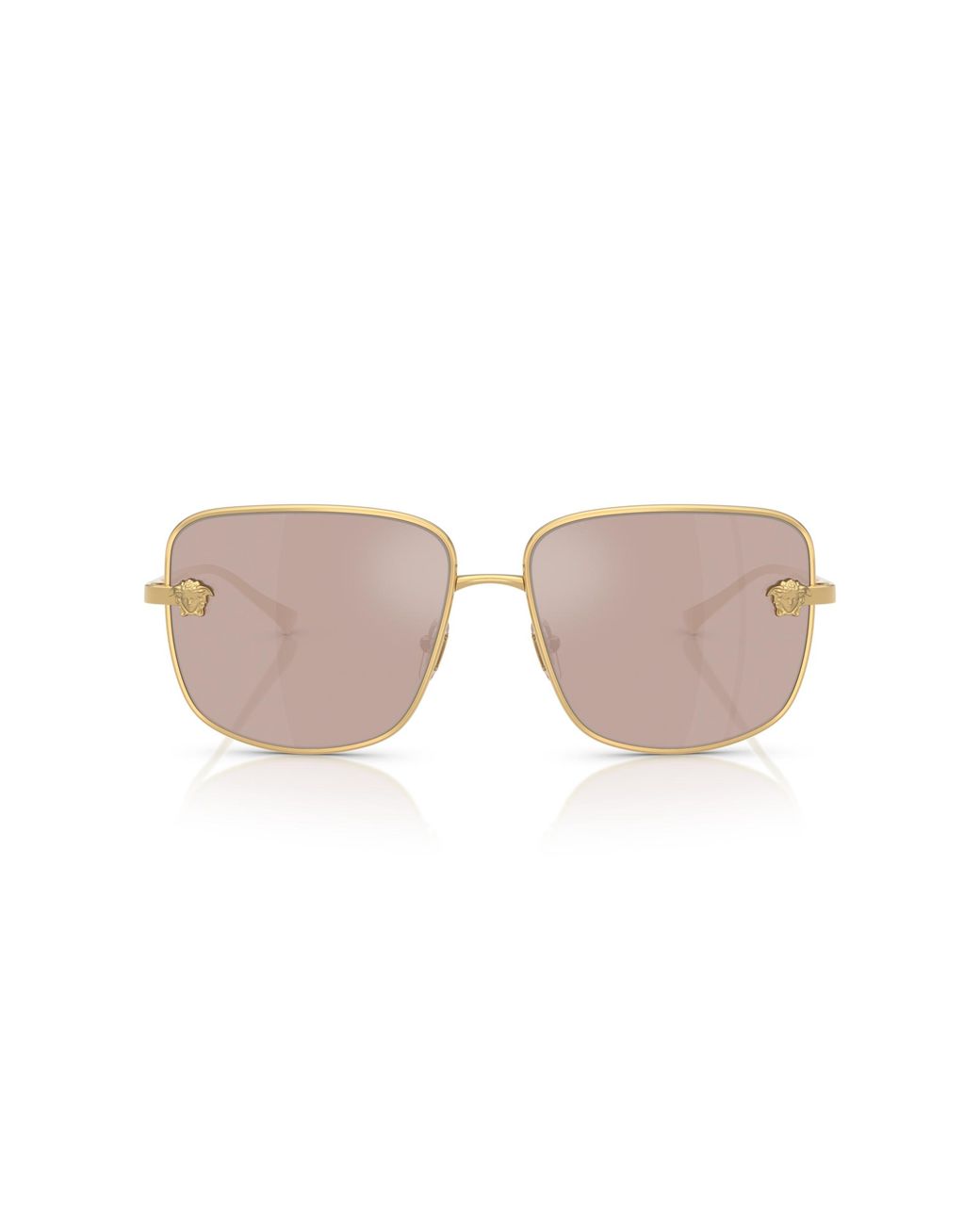 Versace Black Ve2282 1002/5 Sunglasses Metal Squared Normal