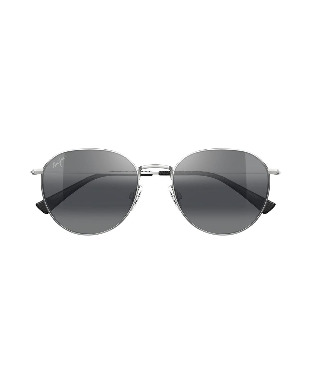 Maui Jim Black Mj0591Sa 001 Occhiali Da Sole Metallo Grigio Rotonda