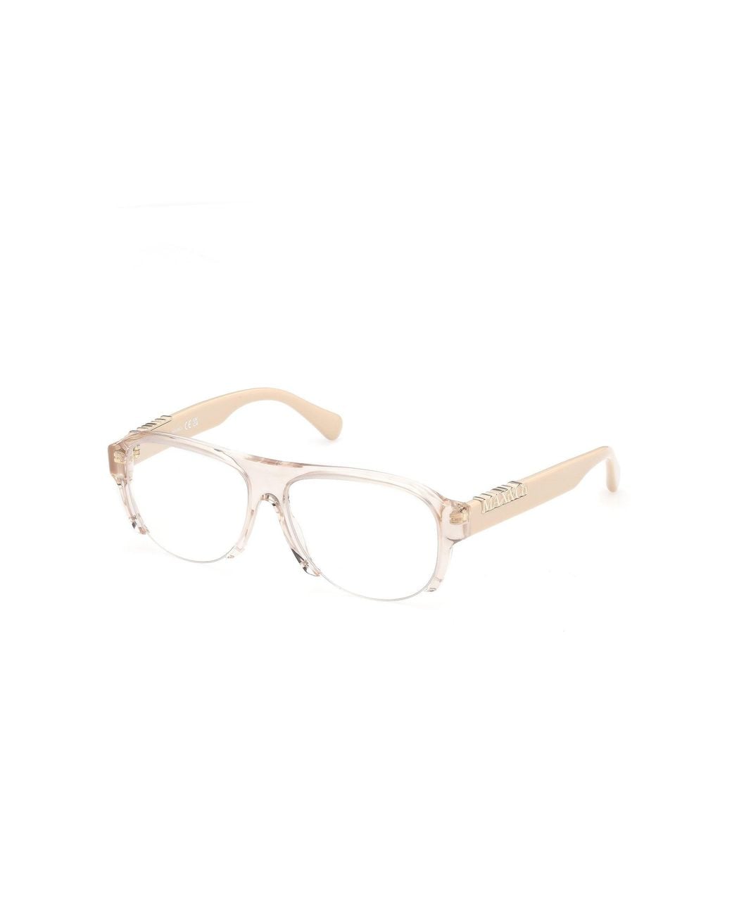 MAX&Co. Black Mo5231 57 Optical Frames Acetate Pilot Normal