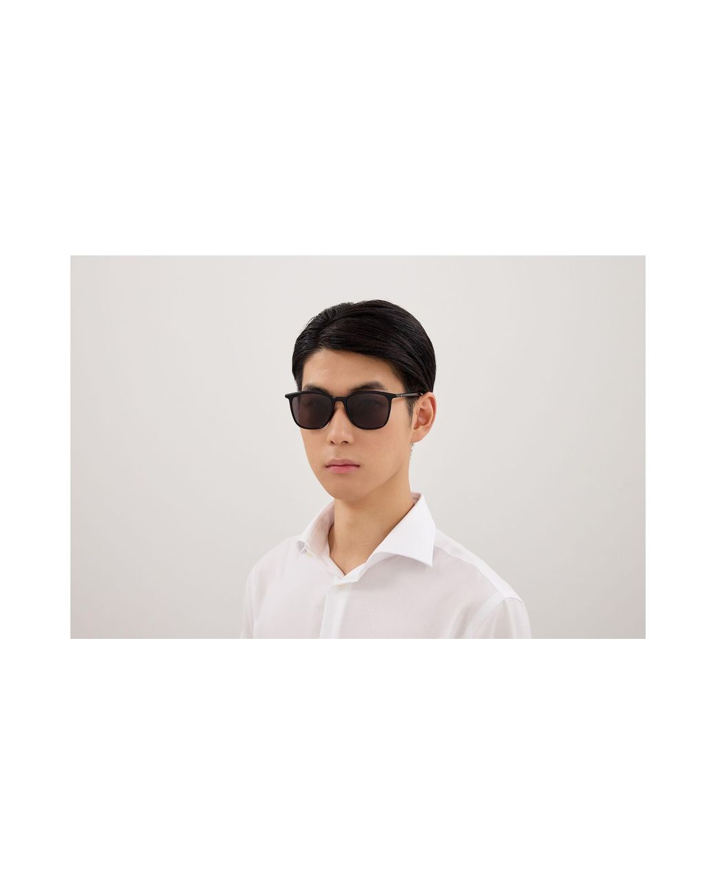 Montblanc Black Mb0487Sa 001 Sunglasses Squared for men