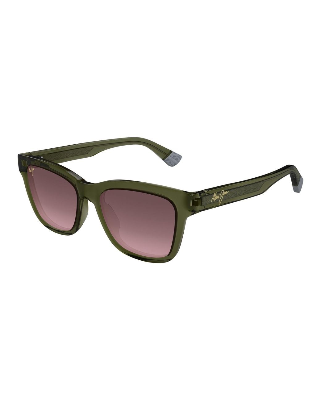 Maui Jim Black Mj0644S 003 Occhiali Da Sole Bio-Iniettato Rosa Rotonda