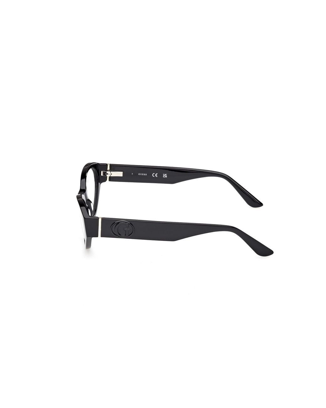 Guess Black Gu50305 001 Optical Frames Acetate Cat Eye Normal