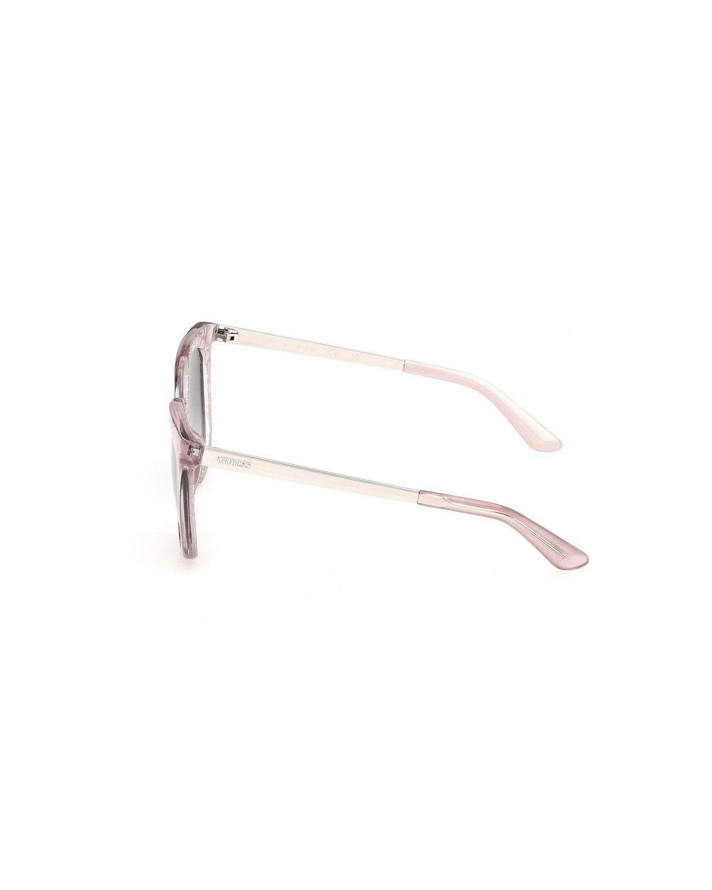 Guess Black Gu00354 72B Sunglasses Injected Smoke Cat Eye Normal