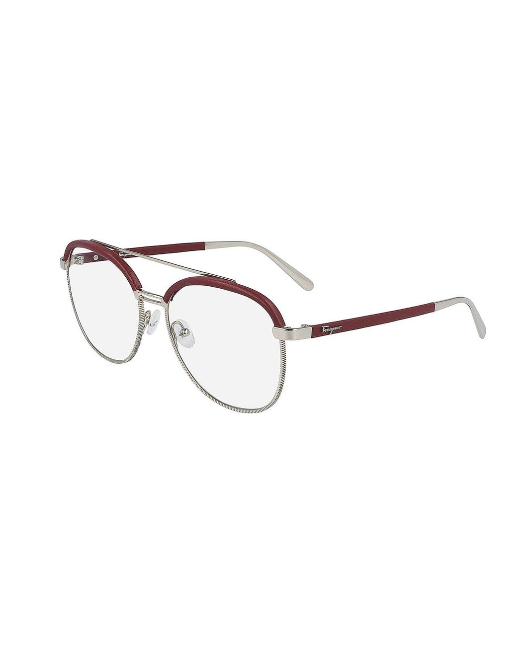 Ferragamo Black Sf2195L 42914 718 Optical Frames Metal Pilot