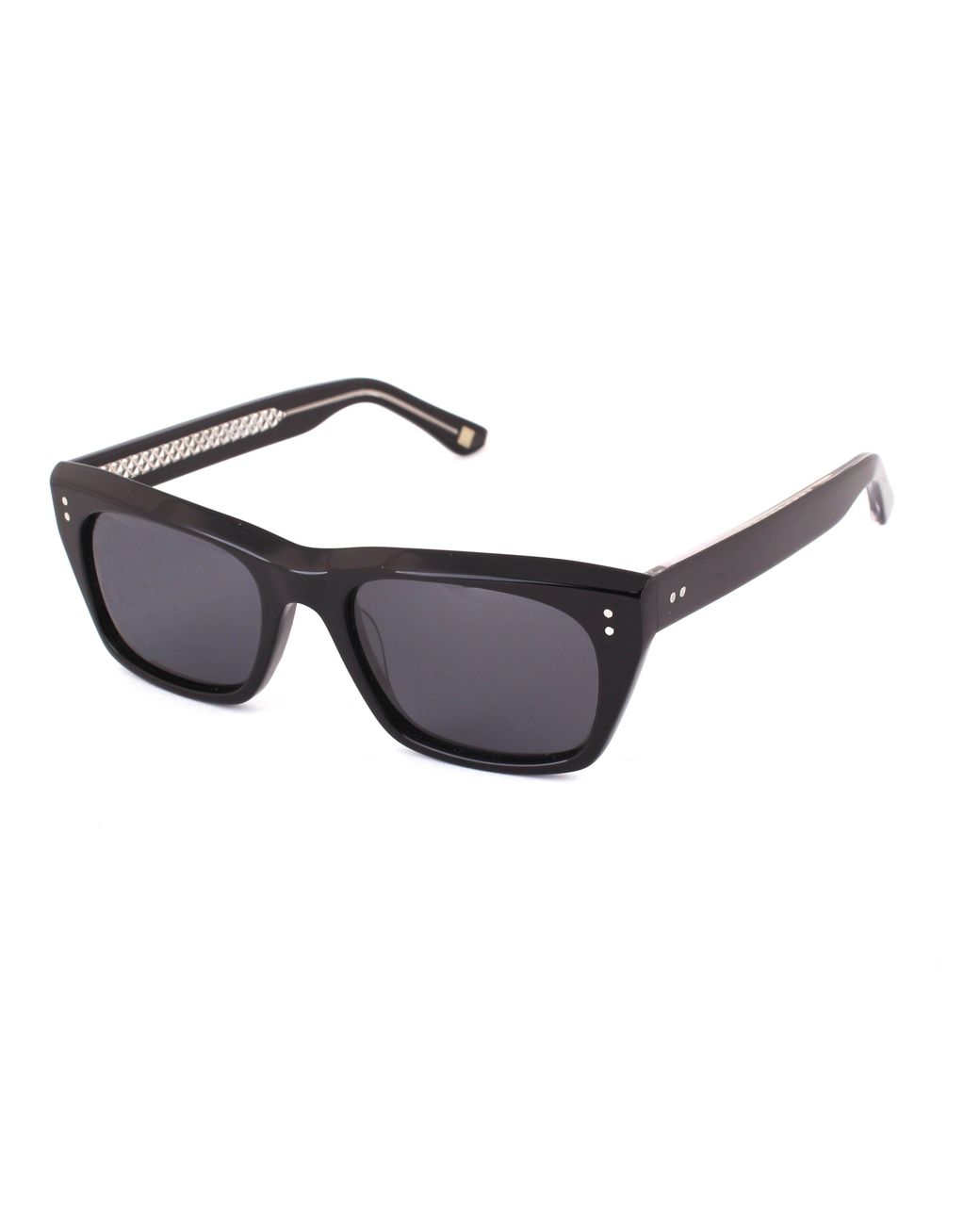 Xlab Black Penang Sunglasses Acetate Squared Polarized