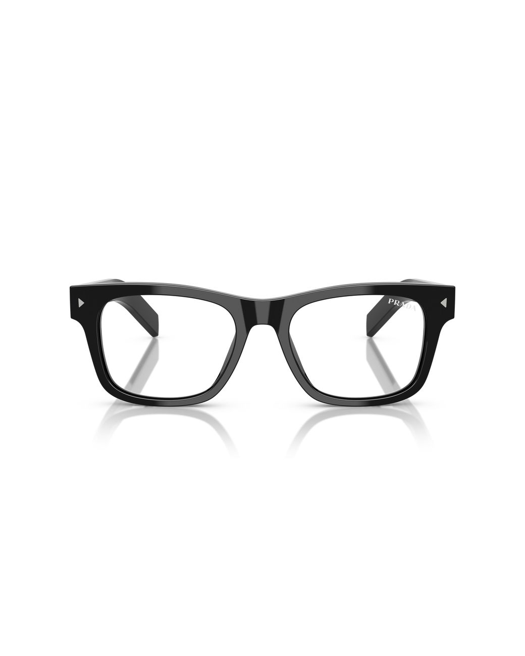 Prada Black Pr A17S 16K60K Sunglasses Acetate Transparent Squared Anti- Light for men