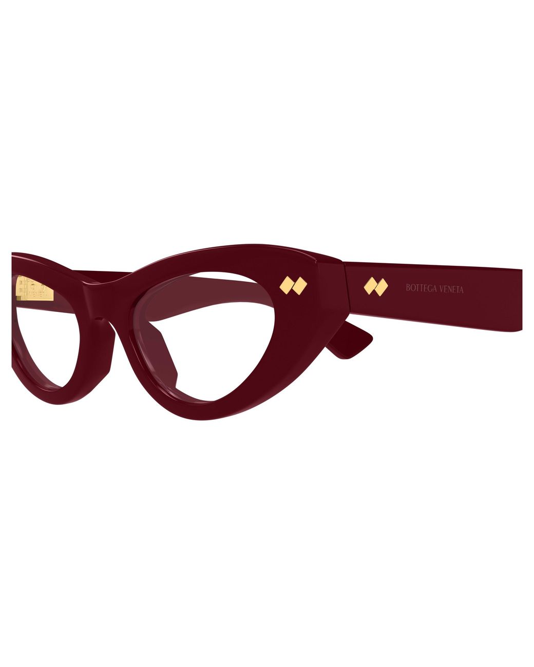 Bottega Veneta Black Bv1354O 004 Optical Frames Acetate Transparent Cat Eye