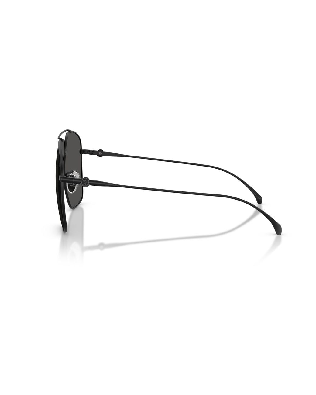 Moncler Black Me4020T Arium 100187 Sunglasses Titanium Geometric Normal