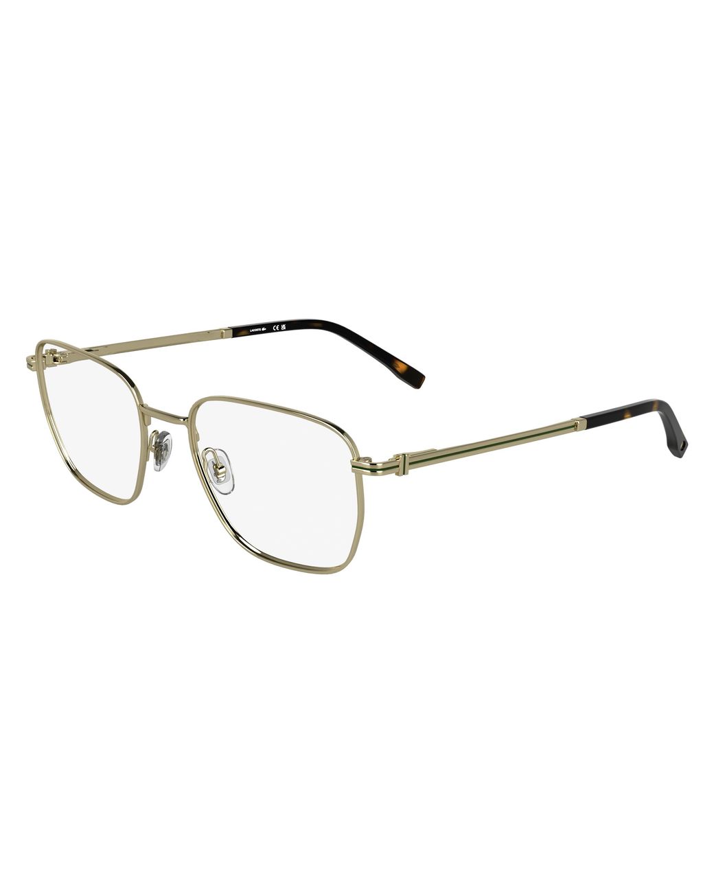 Lacoste Black L2311 040 Optical Frames Metal Squared Normal for men