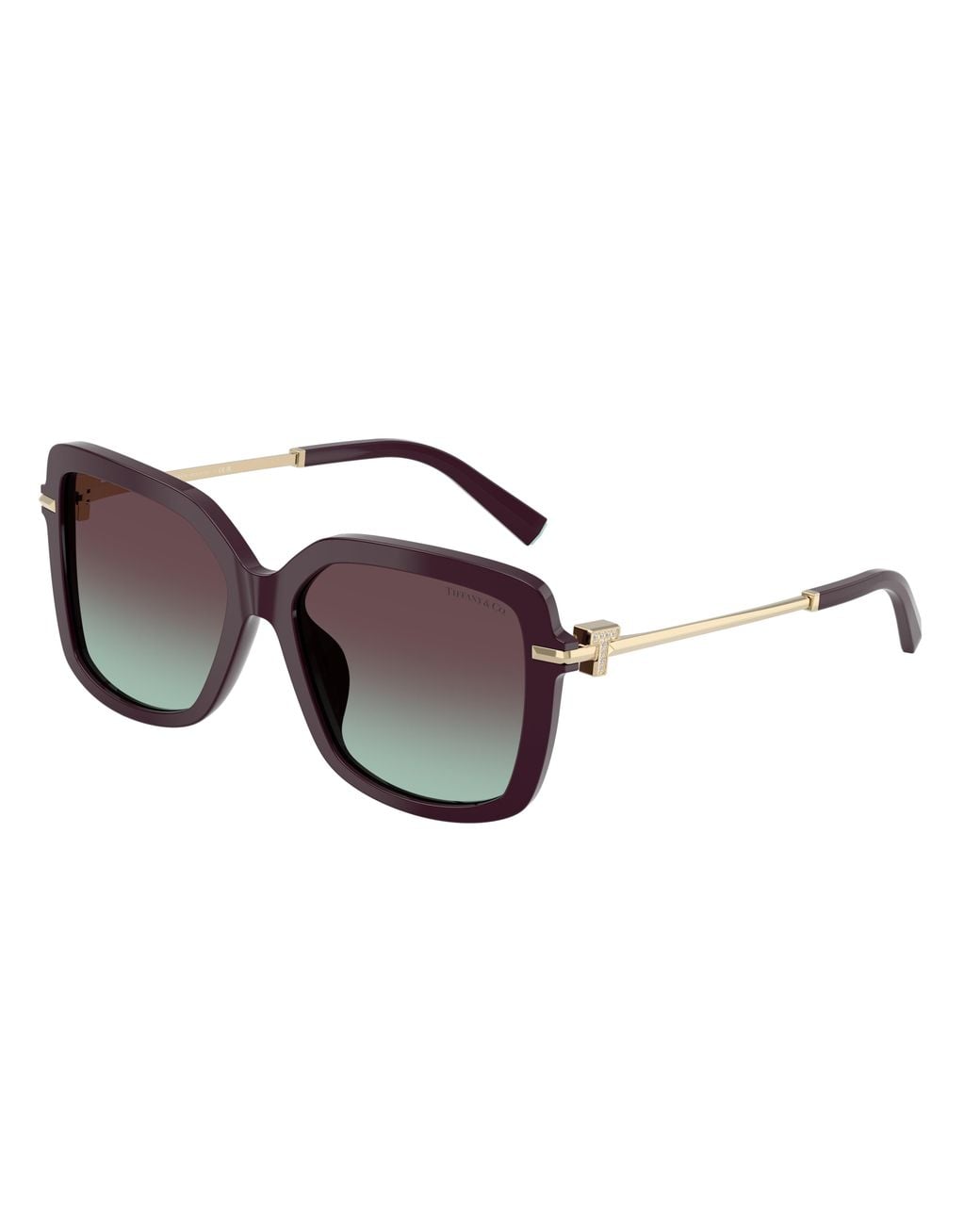 Tiffany & Co Black Tf4252B 8427V7 Sunglasses Acetate Squared Normal Nuanced