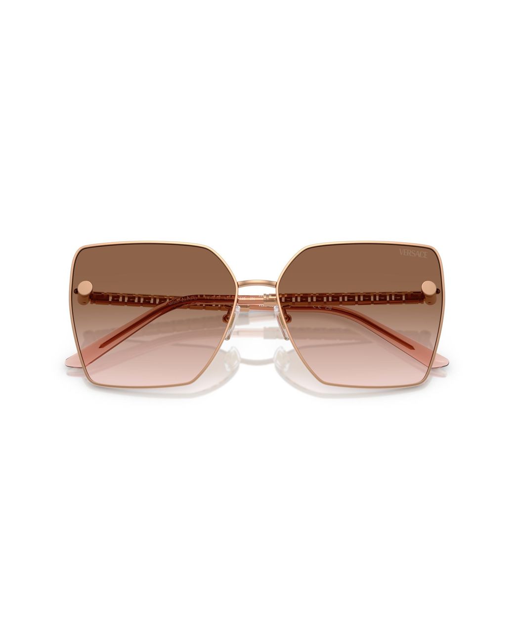 Versace Black Ve2270D 141213 Sunglasses Metal Squared Normal Shaded