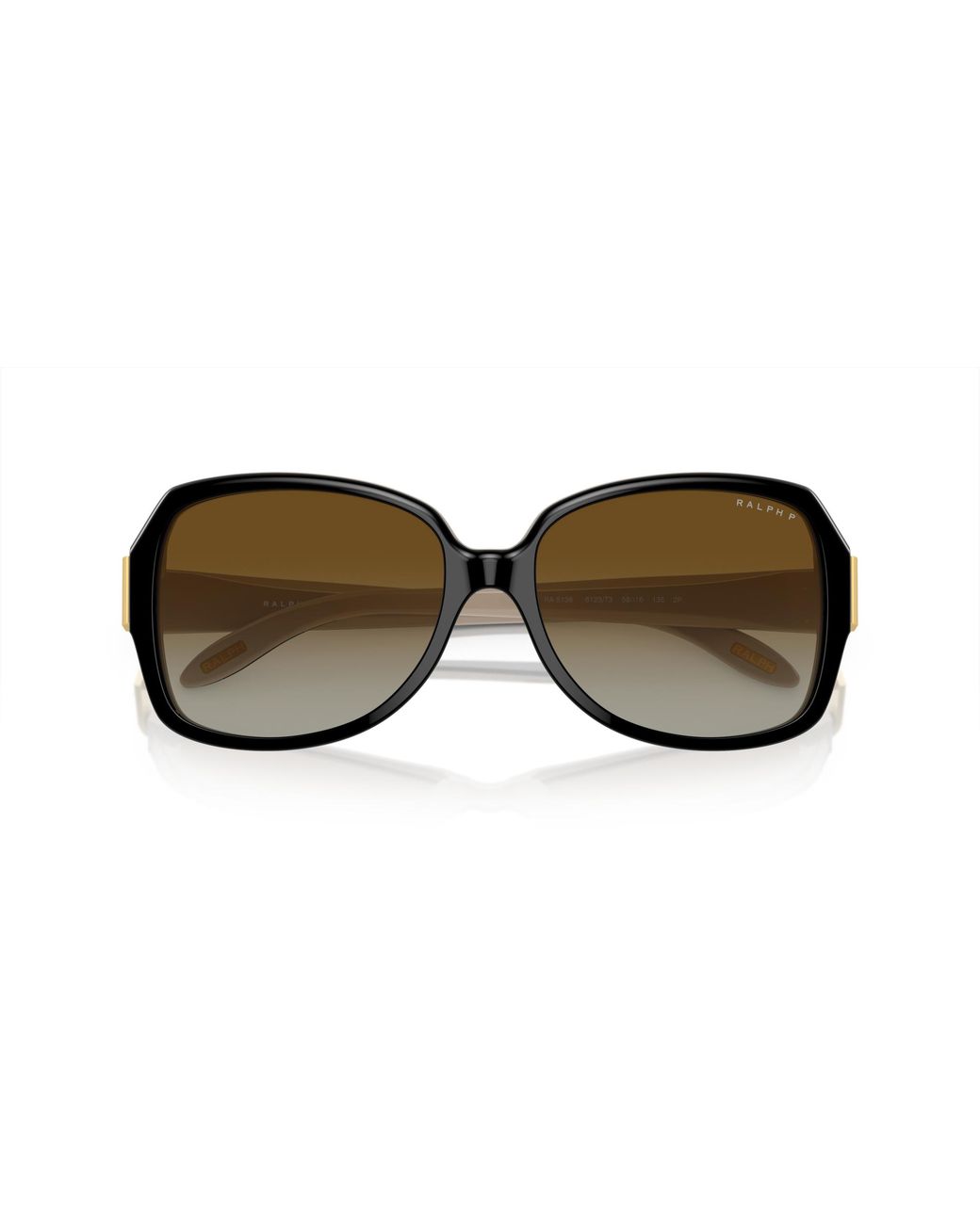 Ralph Lauren Black Ra5138 6123T3 Sunglasses Acetate Squared Polarized Shaded