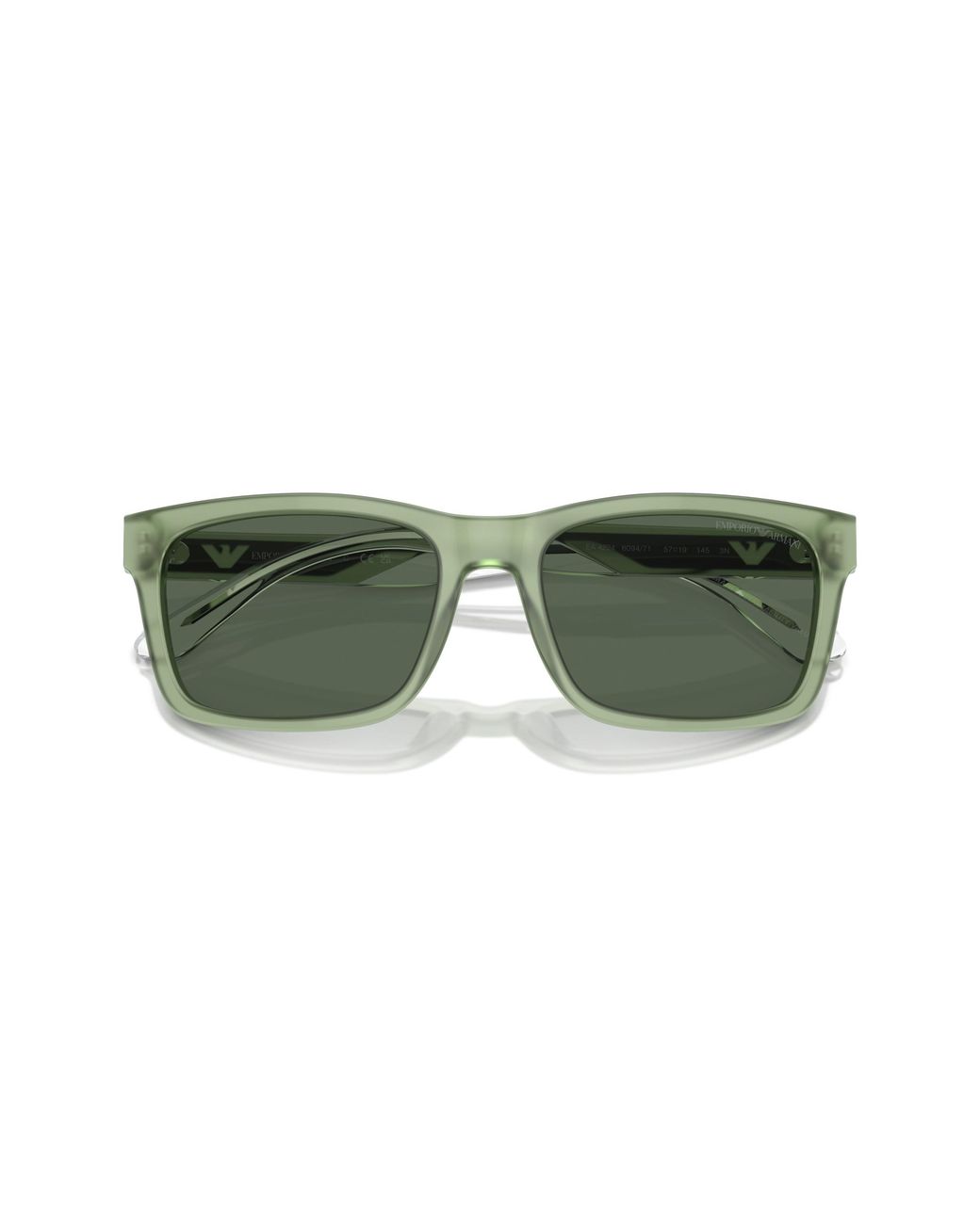 Emporio Armani Green Ea4224 609471 Sunglasses Acetate Squared Normal for men
