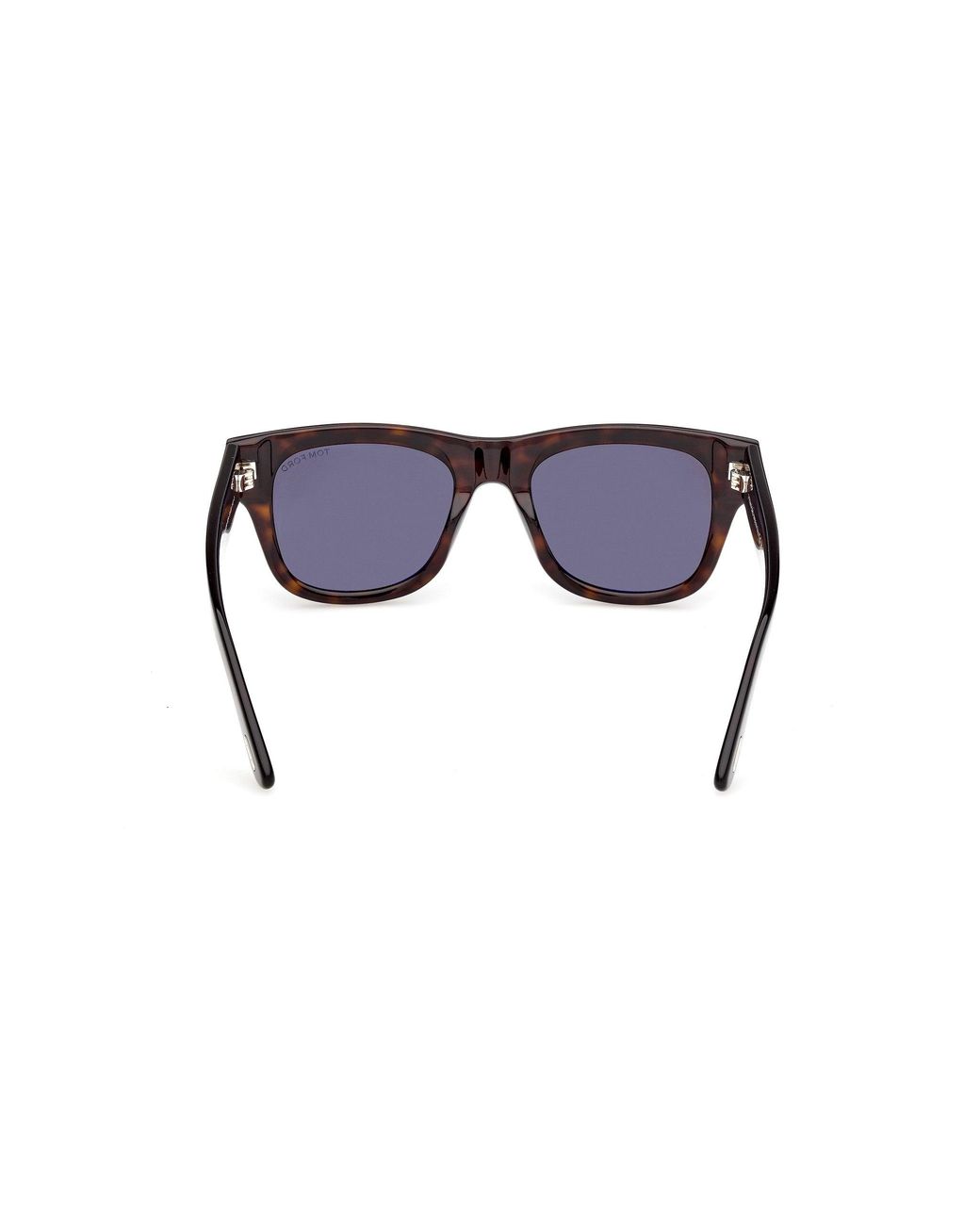 Tom Ford Black Ft1304 Finn-02 52A Sunglasses Acetate Smoke Squared Normal for men