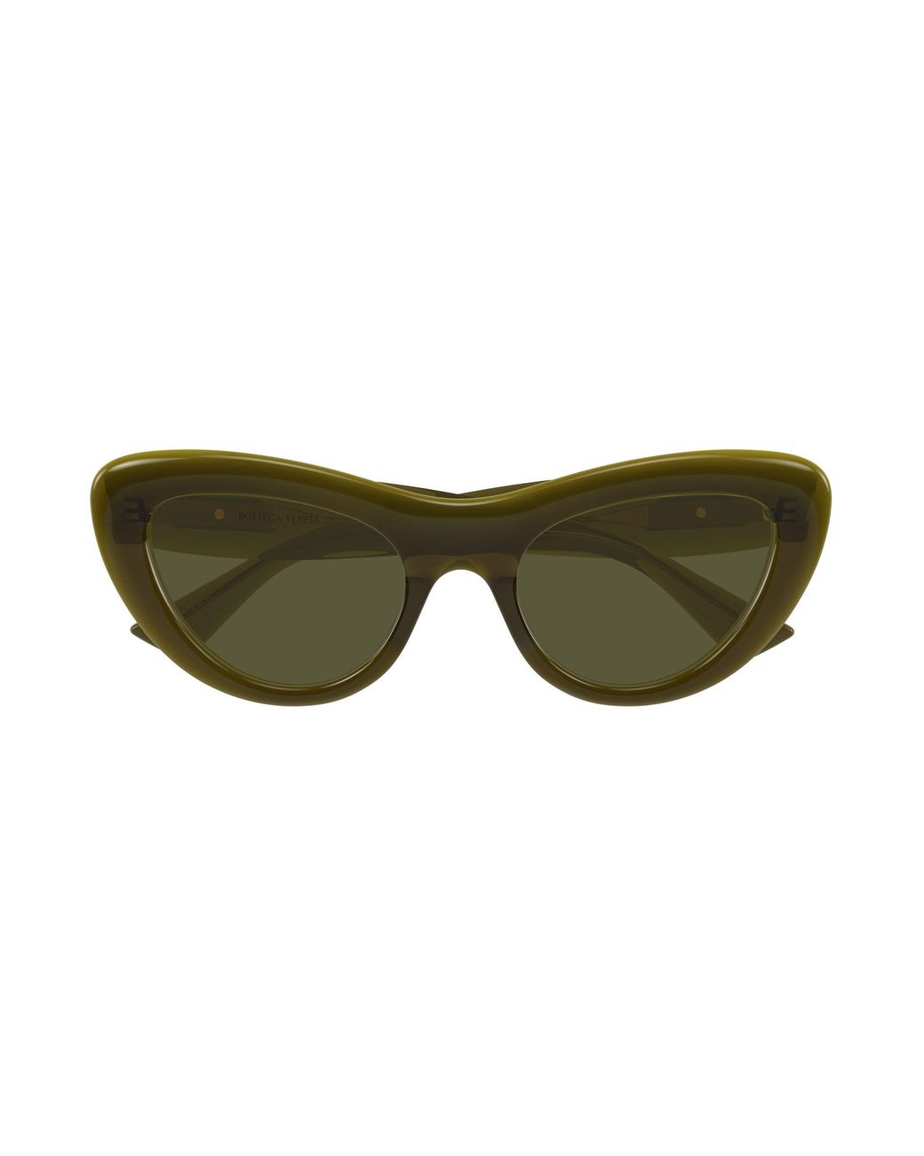 Bottega Veneta Green Bv1282S 005 Sunglasses Acetate Cat Eye