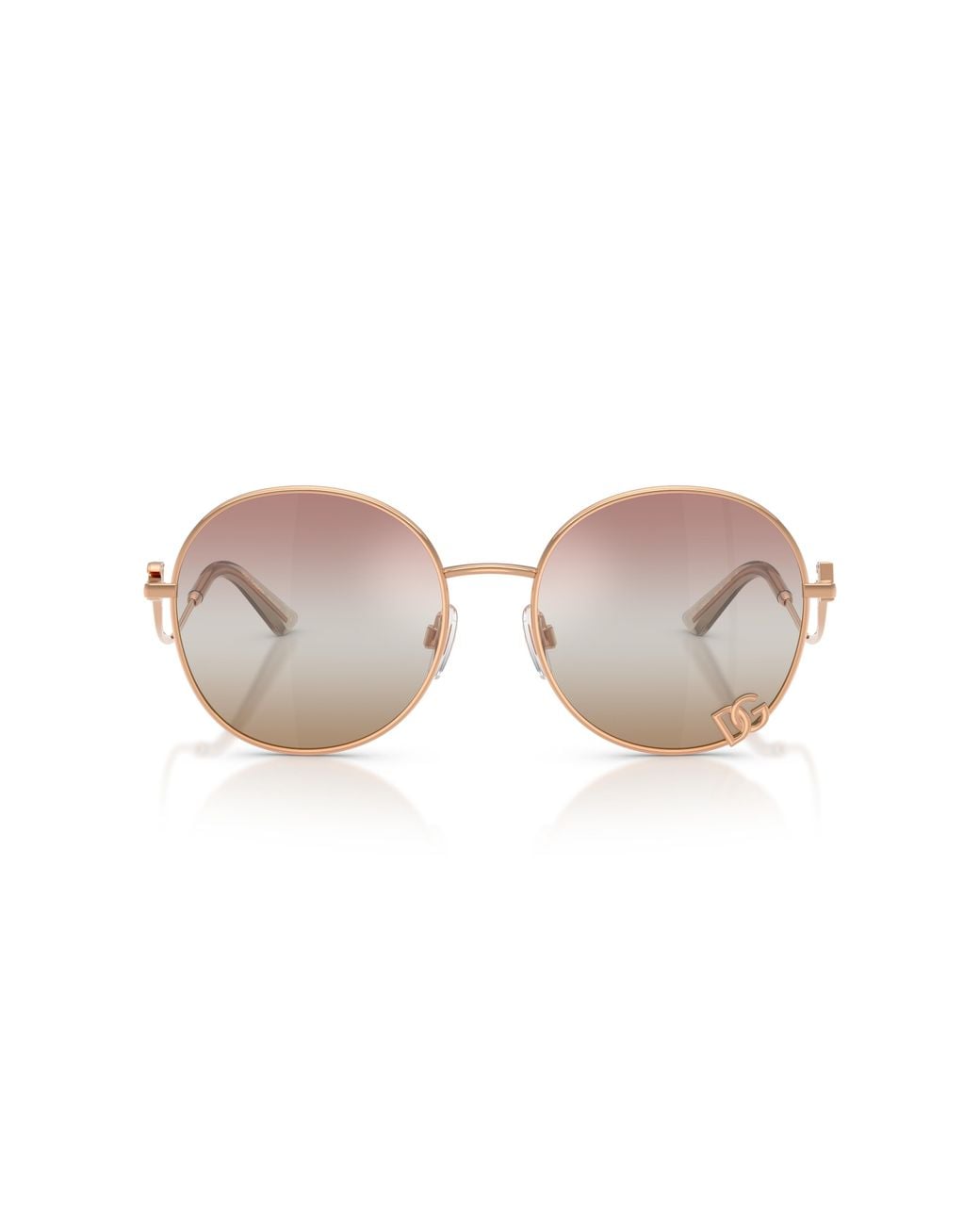 Dolce & Gabbana Black Dg2324 1298El Sunglasses Metal Round Normal