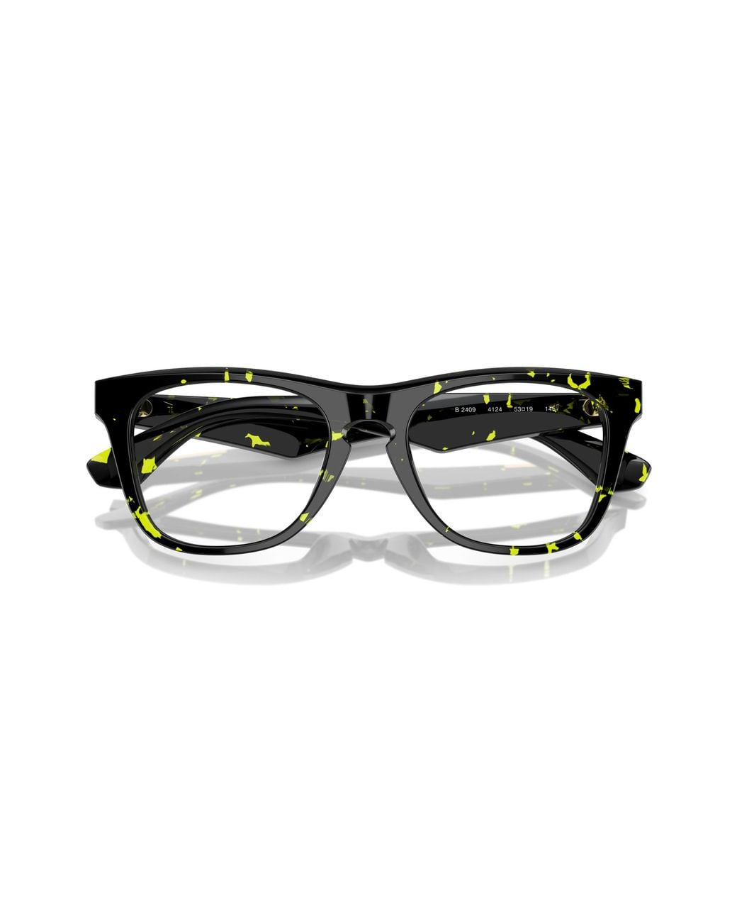 Burberry Black Be2409 4124 Optical Frames Acetate Squared Normal for men