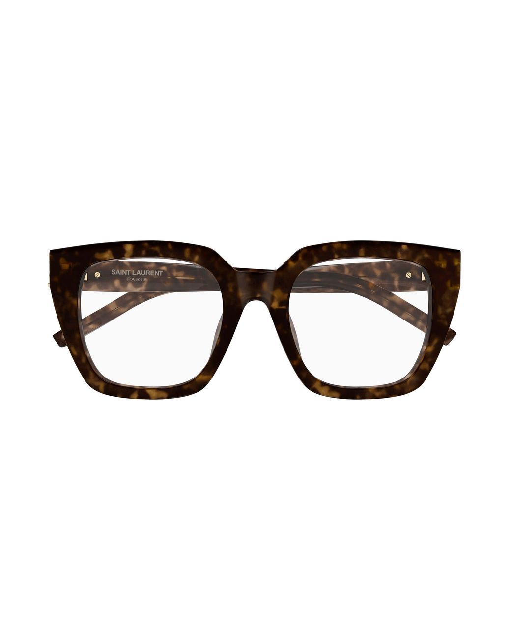 Saint Laurent Black Slm143 Opt Square Frames