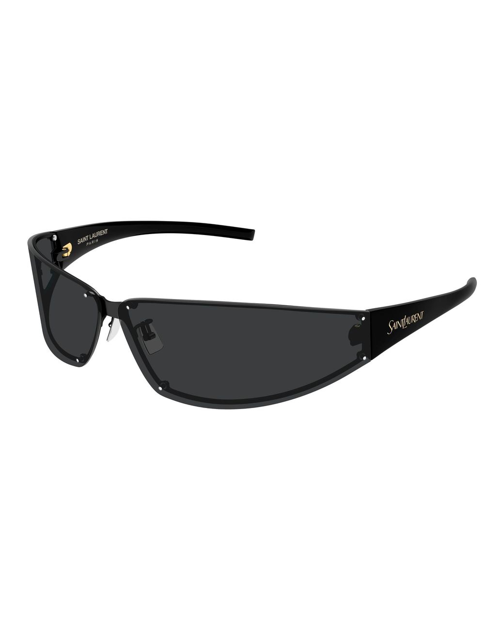 Saint Laurent Black Sl 963 001 Sunglasses Metal Squared for men