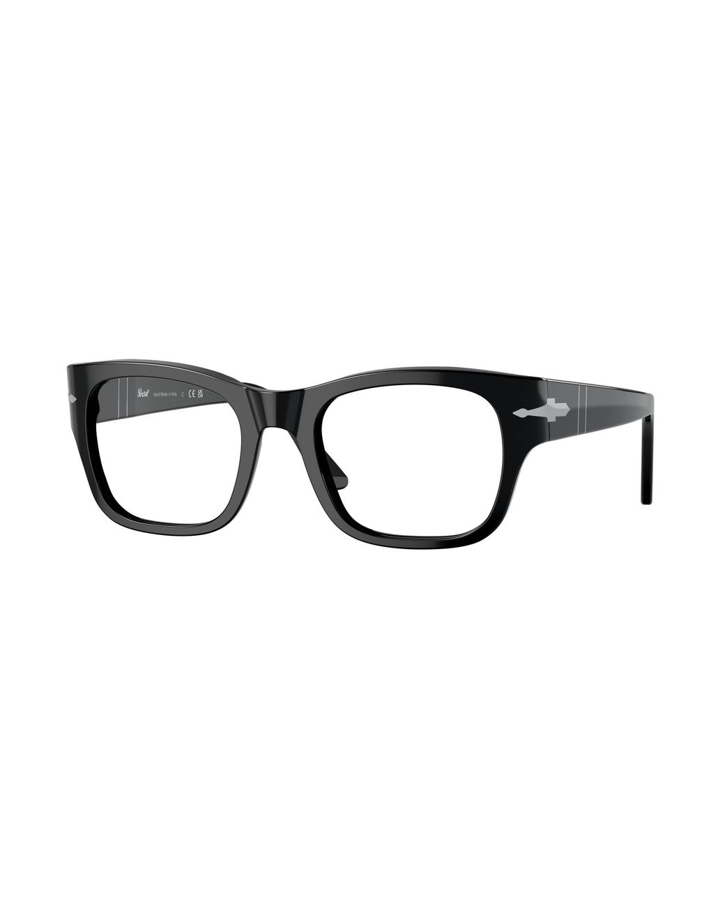 Persol Black Po3297V 95 Optical Frames Acetate Transparent Squared Normal