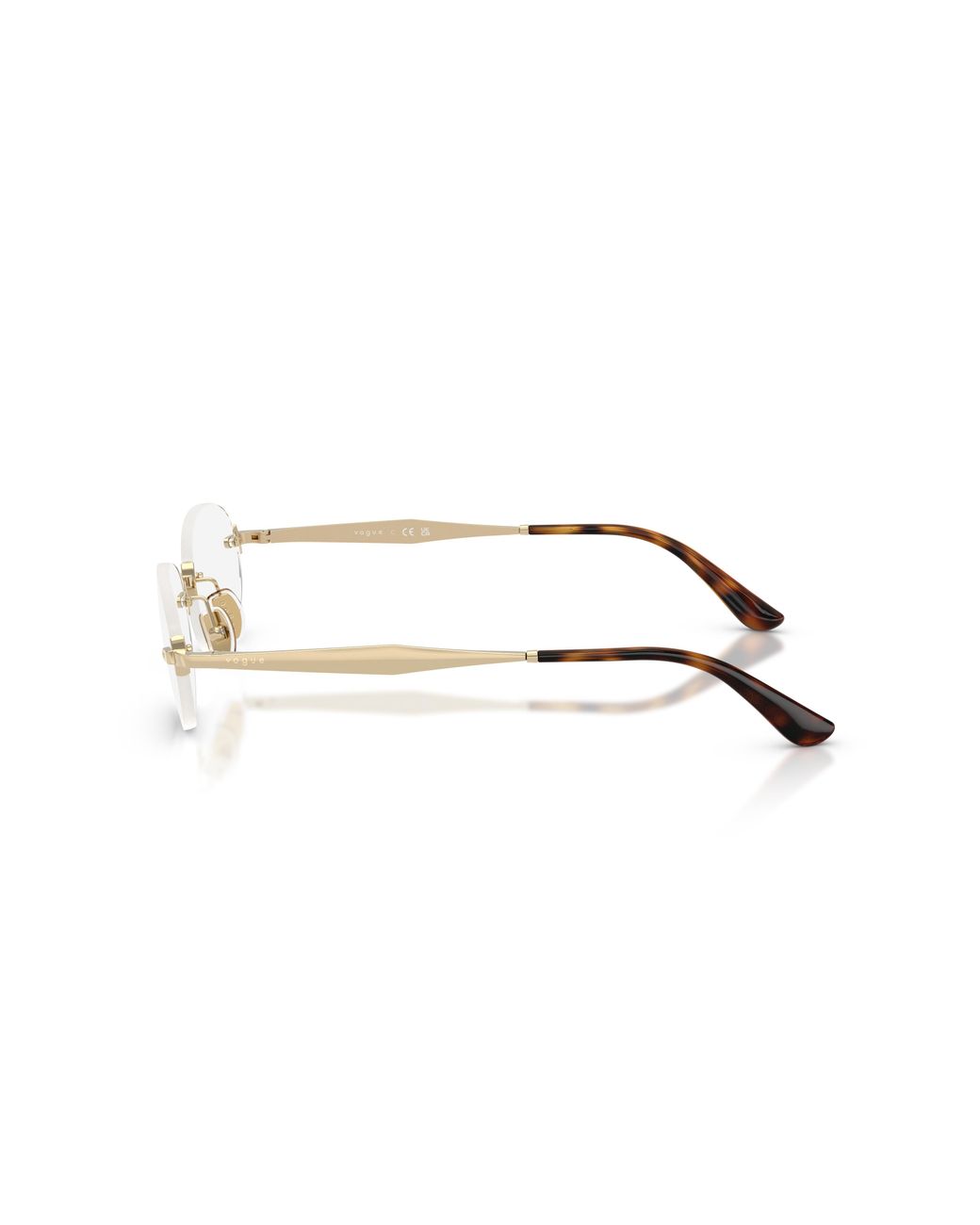 Vogue Eyewear Black Vo4343 848 Optical Frames Metal Round Normal