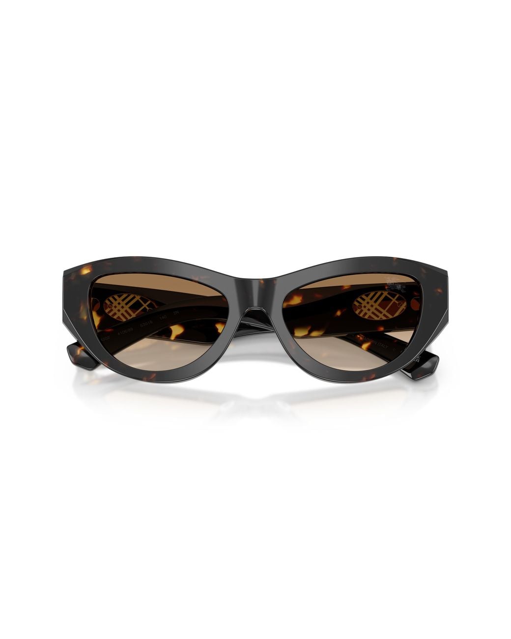 Burberry Black Be4502 410689 Sunglasses Acetate Cat Eye Normal Nuanced