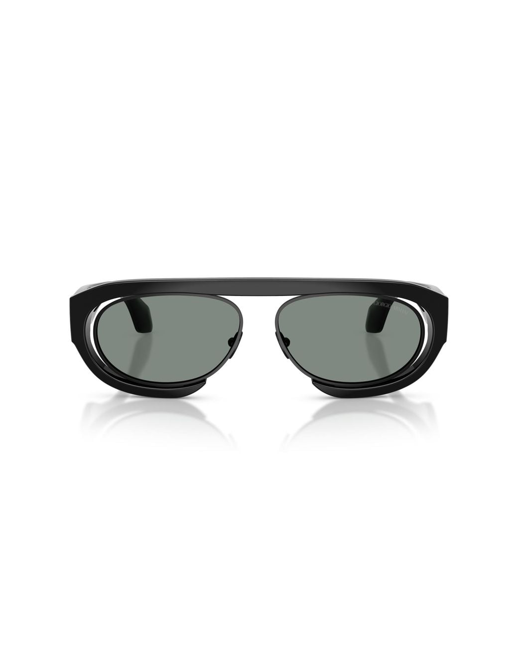 Giorgio Armani Black Ar8239 5001/1 Sunglasses Acetate Round Normal for men
