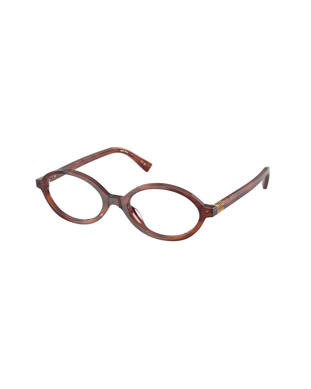 Miu Miu Black Mu 01Xv 26E1O1 Optical Frames Acetate Round Normal