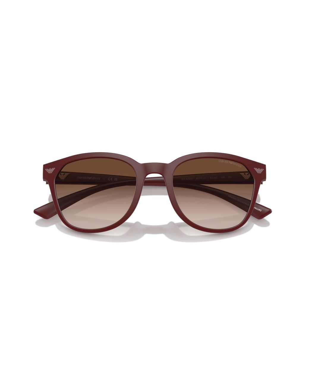Emporio Armani Black Ea4225U 610113 Sunglasses Injected Pantos Normal Shaded for men