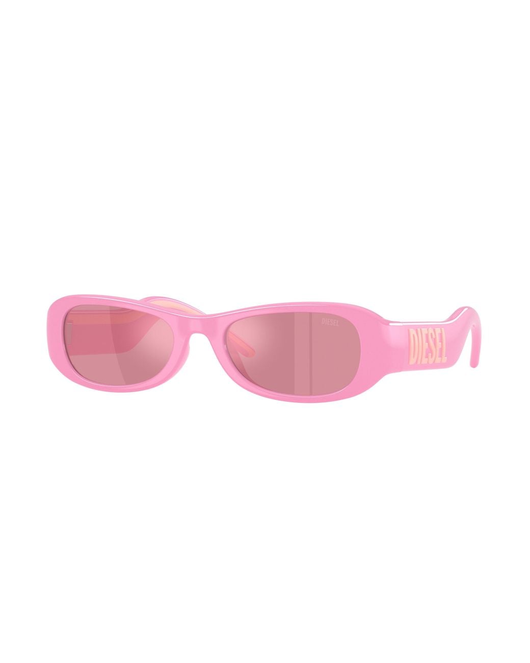 DIESEL Black Dl3020U 20559L Sunglasses Injected Pillow Mirror