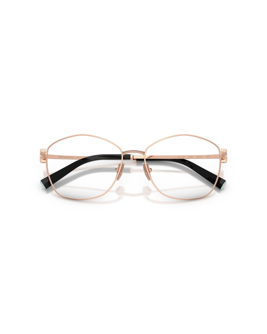 Tiffany & Co Black Tf1174 6105 Optical Frames Metal Transparent Geometric Normal