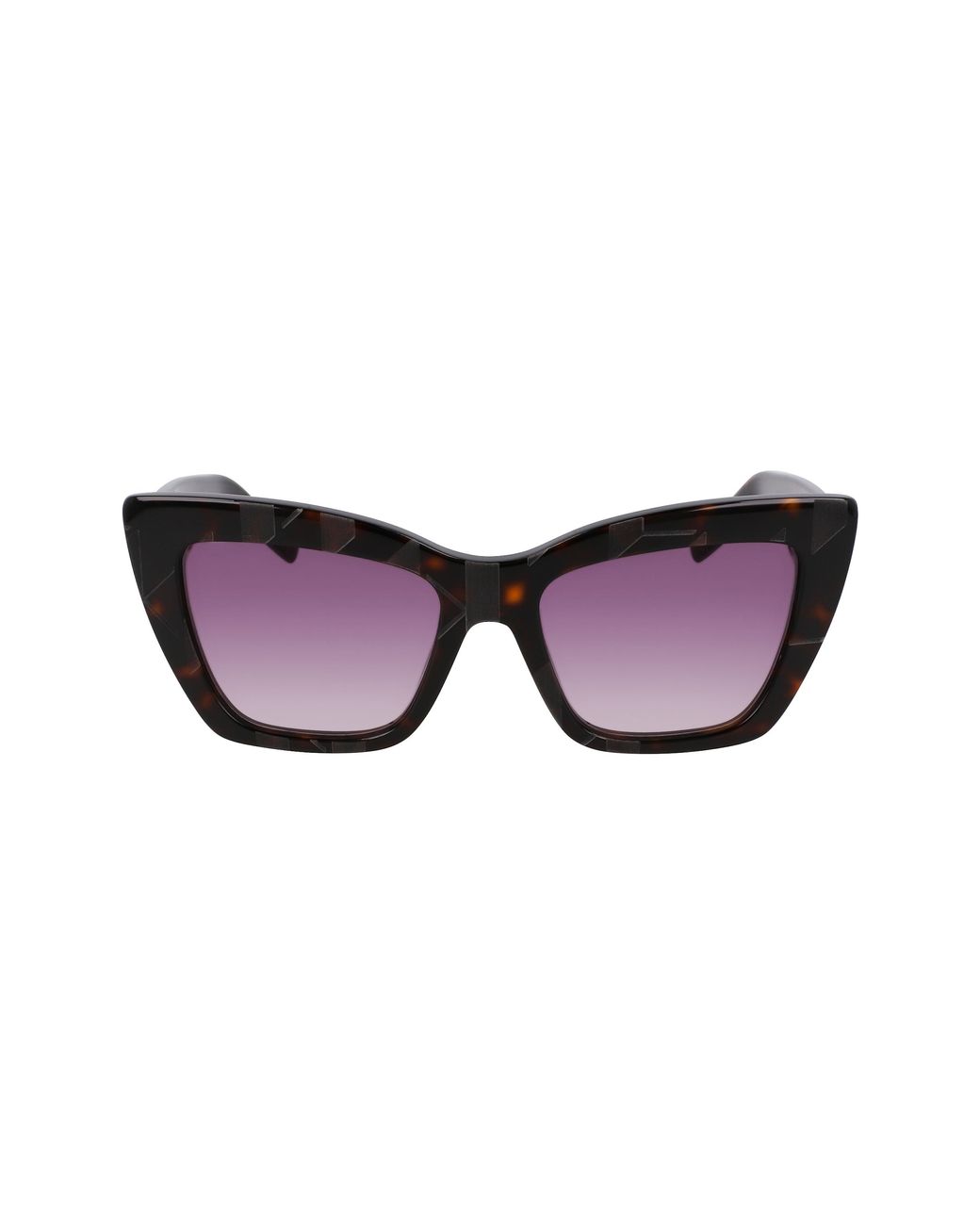 Karl Lagerfeld Black Kl6158S 242 Sunglasses Acetate Cat Eye Normal Normal