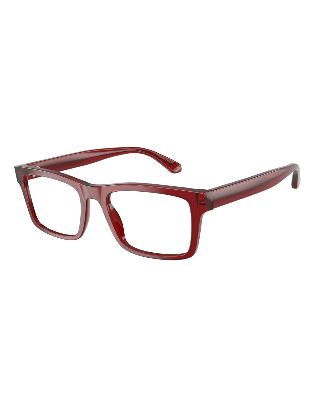 Emporio Armani Black Ea3254 6248 Optical Frames Acetate Squared Normal for men