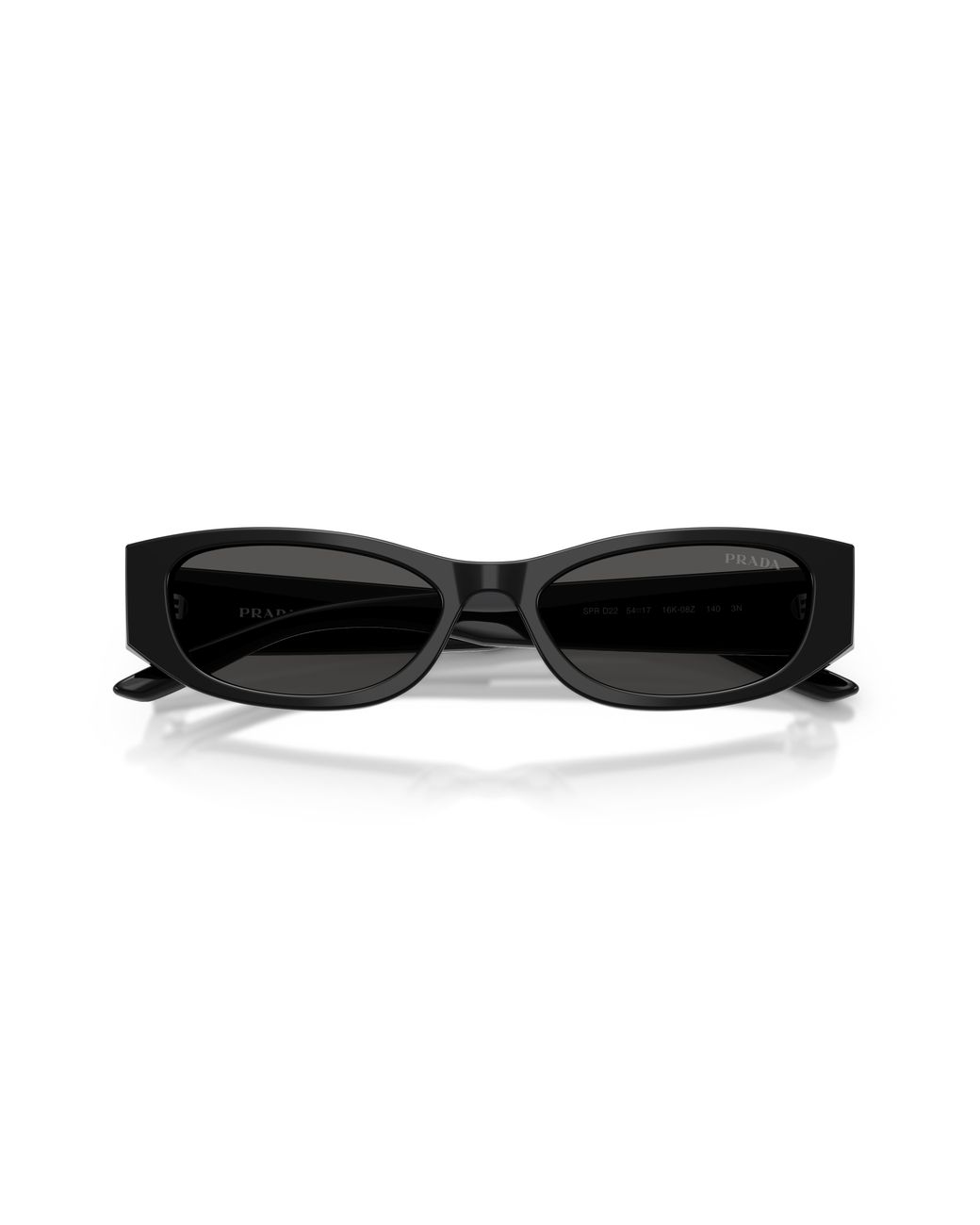 Prada Black Pr D22S 16K08Z Sunglasses Acetate Squared Normal