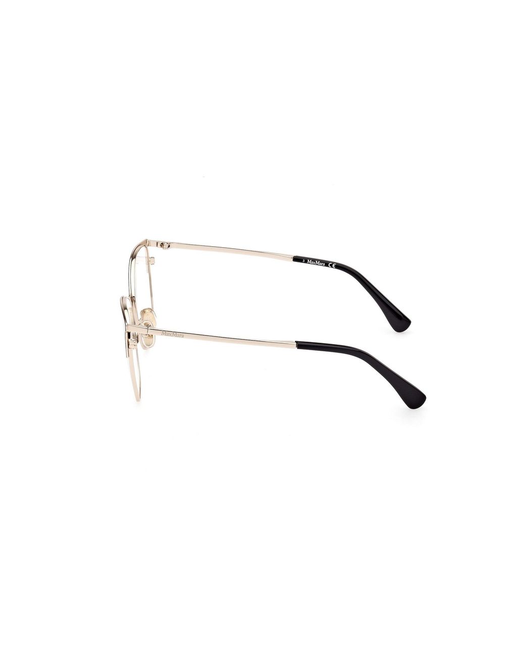 Max Mara Black Mm5104 005 Optical Frames Metal Cat Eye Normal